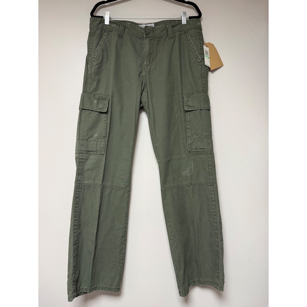 Seven7 Premium Brand Straight Leg Olive Green Cargo Pants - Men's Size 34‎